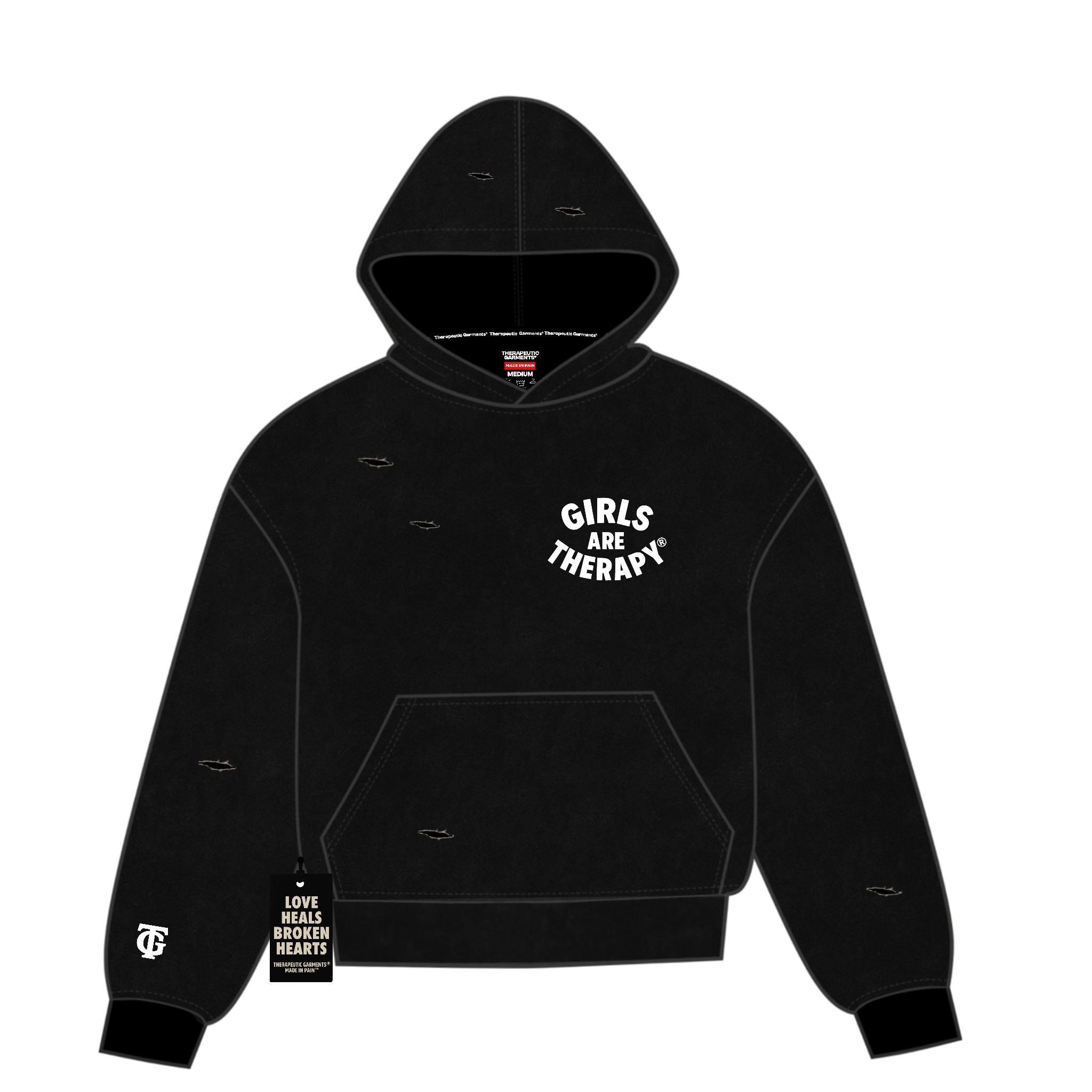 Girls Are Therapy Hoodie